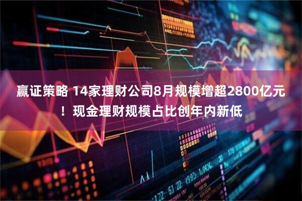 赢证策略 14家理财公司8月规模增超2800亿元！现金理财规模占比创年内新低
