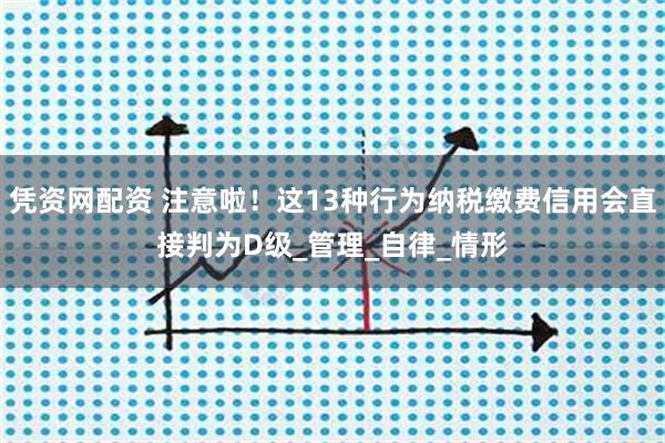 凭资网配资 注意啦！这13种行为纳税缴费信用会直接判为D级_管理_自律_情形